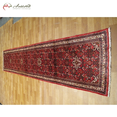 خرید، قیمت و مشخصات فرش دستبافت کناره همدان با طراحی و نقشه بی نظیر و تراکم بالا کد 39028 - چترزندگی