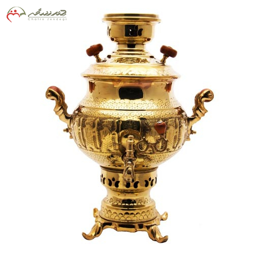 خرید، قیمت و مشخصات سماور4 لیتری زغالی گلستان ماریا قلمکار،ارزان و با کیفیت _ چتر زندگی
