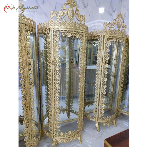 خرید، قیمت و مشخصات بوفه آلومینیومی نیم گرد مدل تاج دار، ارزان و با کیفیت _ هنرظریف