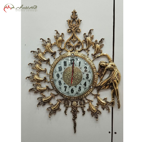 خرید، قیمت و مشخصاتساعت دیواری برنزی اصل طرح فرشته، شیک و مدرن _ چترزندگی