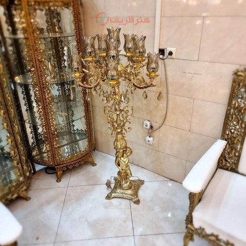 خرید، قیمت و مشخصات آباژور مدل جار دوبل، جنس آلیاژ، بسیار زیبا و با کیفیت با رنگ ثابت و ماندگار، زیر قیمت بازار _ هنرظریف