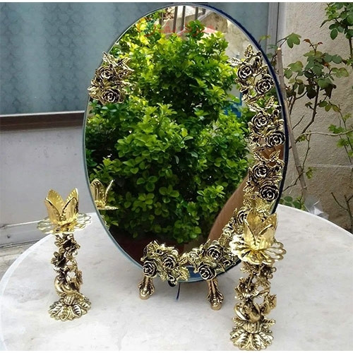 خرید آنلاین، سرویس آینه و شمعدان هفت سین، رنگ ثابت و ماندگار، زیبا و نفیس، زیر قیمت بازار _ هنرظریف