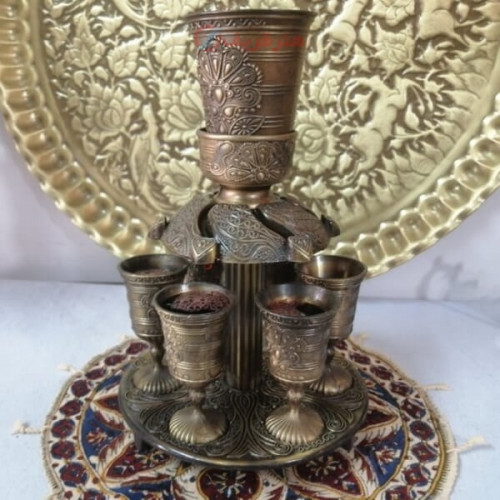 خرید، قیمت ومشخصات پیک میجر (شربت خوری) 6 نفره جنس زاماک زیر قیمت بازار, کیفیت عالی _ هنرظریف