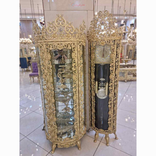 خرید قیمت و مشخصات بوفه روکش برنز جادار با طرح جدید ساخته شده با ورق ضخیم با رنگ ثابت، محصول اصفهان _ هنرظریف