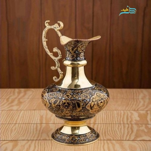 سرویس زیبای سماور زغالی اعیانی و پرکار برنجی 6 لیتری، بسیار زیبا و دلنشین