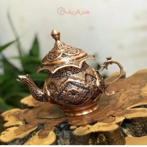سماور مسی 8 لیتری با ورق 8 میل، بدون تغییر رنگ، پر نقش و زیبا