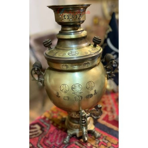 خرید سرویس سماور چهار لیتری توپی ساده، با ورق ضخیم و باکیفیت، رنگ ثابت | هنرظریف