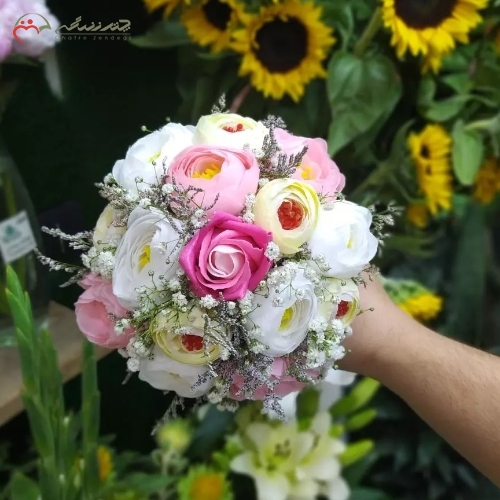 دسته گل مصنوعی عروس مناسب برای عقد و عروسی