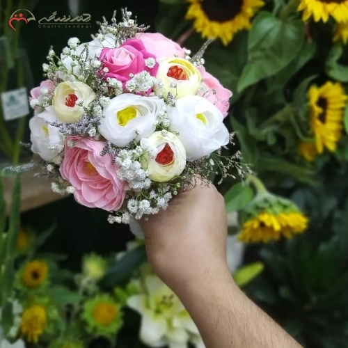 خرید آنلاین دسته گل مصنوعی عروس مناسب برای عقد و عروسی | چترزندگی