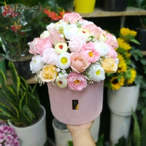 باکس گل مصنوعی، مناسب برای مراسم خواستگاری و یا نامزدی