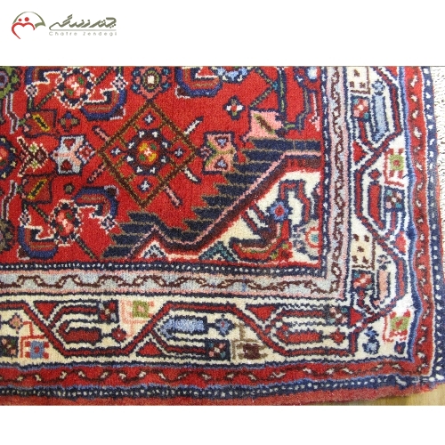 فرش دستبافت همدان ( کناره ) بافته شده با نخ درجه یک با ضمانت کد 39033