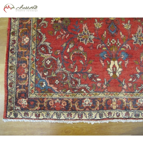 قالیچه دستبافت همدان با نقشه بی نظیر تراکم بالا و نخ درجه یک با ضمانت کد 39086