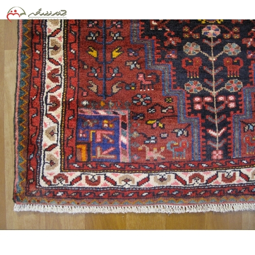 فرش دستبافت تویسرکان با رنگ ثابت و الیاف طبیعی و دوام بالا با ضمانت کد 39106