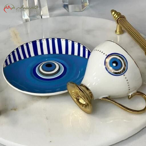 ست قهوه خوری 12 پارچه محصول آجار ترکیه جنس پرسلن