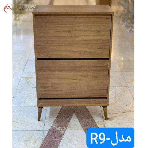 جاکفشی دو درب داشبوردی چوبی زیبا