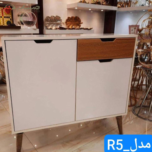 جاکفشی دو درب داشبوردی چوبی زیبا