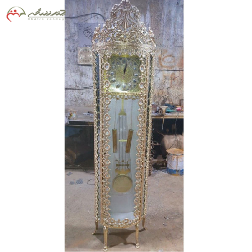 ساعت کنار سالنی آلومینیومی مدل تاج دار جدید
