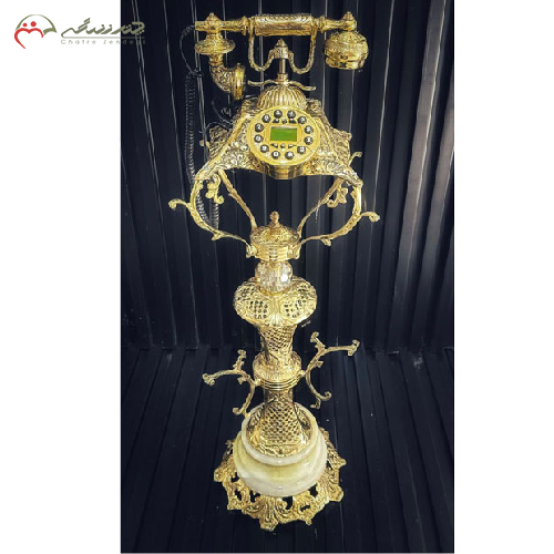 تلفن برنزی مدل زنبوری در دو رنگ شیک_ چترزندگی