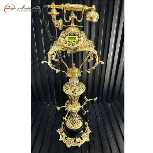 تلفن برنزی مدل زنبوری در دو رنگ شیک