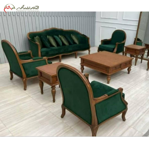 مبلمان 7 نفره مدل فرانسوی اورجینال _ چترزندگی