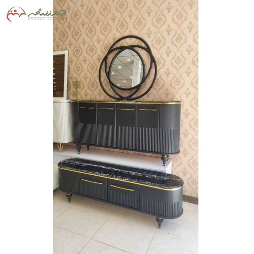 سرویس ممیز تلویزیون باکس دار و کنسول چوبی