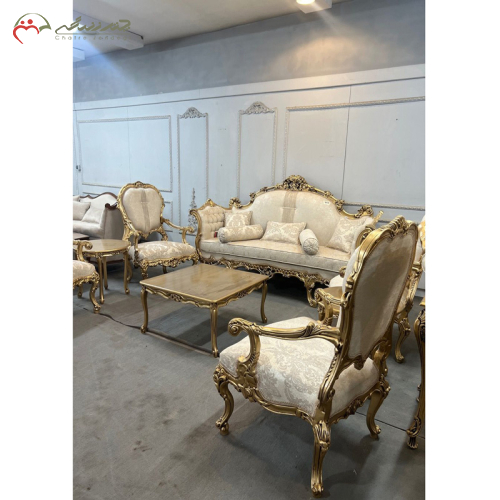 مبلمان سلطنتی ۷ نفره مدل لانزو _ چترزندگی