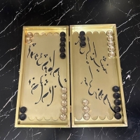 خرید، قیمت و مشخصات تخته نرد های کاملا برنزی لاکچری و امروزی در طرح های گوناگون و طلایی رنگ زیر قیمت | چترزندگی