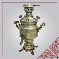 خرید، قیمت و مشخصات سماور ذغالی طرح ارکیده ظرفیت 3 لیتری با بدنه برنجی و ضمانت 12 ماهه - چترزندگی
