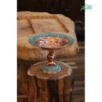 خرید آنلاین، شیرینی خوری فیروزه کوبی مسی، فیروزه اصل نیشابور، با کیفیتی بسیار عالی، شکیل، با قیمتی مناسب | چترزندگی