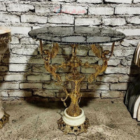 خرید، قیمت و مشخصات میز سه فرشته ستون زنبوری پایه سنگی، با رنگ ثابت به قیمت تولیدی _ هنرظریف