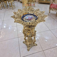 خرید، قیمت و مشخصات میوه خوری کنار سالنی روکش برنز، بسیار شیک و زیبا، ورق ضخیم، آلومینیوم درجه یک، با ضمانت کیفیت _ هنرظریف